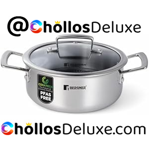 Bergner SteelBlue Olla 20cm Tri-Ply