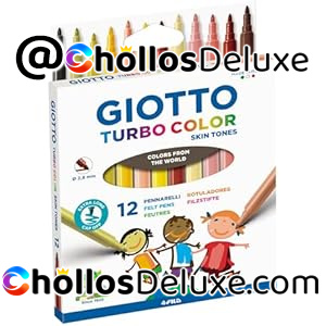 Giotto Turbocolor Skin Tones 12 Rotuladores