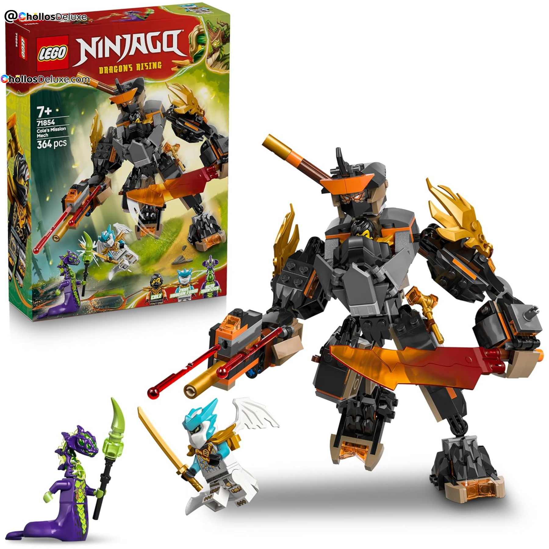 LEGO 71854 Meca Ninjago de Cole y Zane