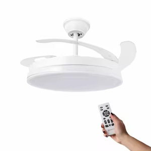 Ventilador Techo LED Olga 107cm Aspas Retráctiles