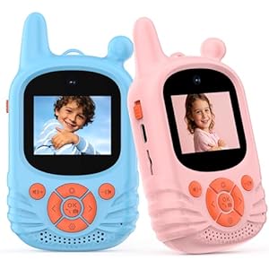 2x Walkie Talkie Video Niños Cámara Dual