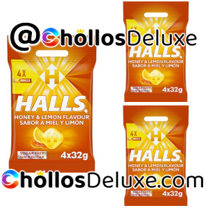 3x Halls Miel Limón 4x32g Caramelos