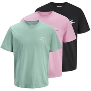 3x Jack & Jones Jjbrandon Camisetas Hombre