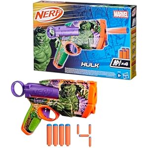 Nerf Marvel Hulk Lanzador Dardos