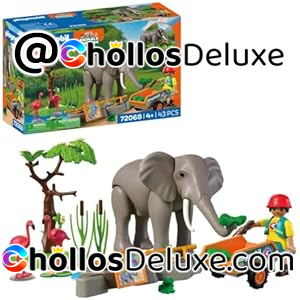 Playmobil Animal Friends Elefante Cuidador