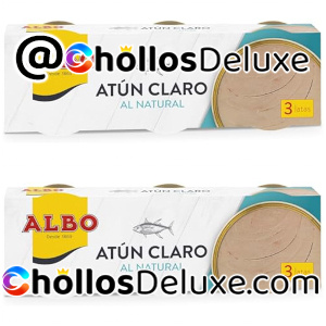 2x Albo Atun Natural 3 Latas