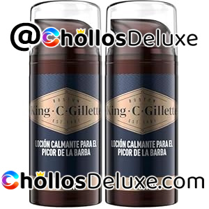 2x King C Gillette Loción Barba 100ml