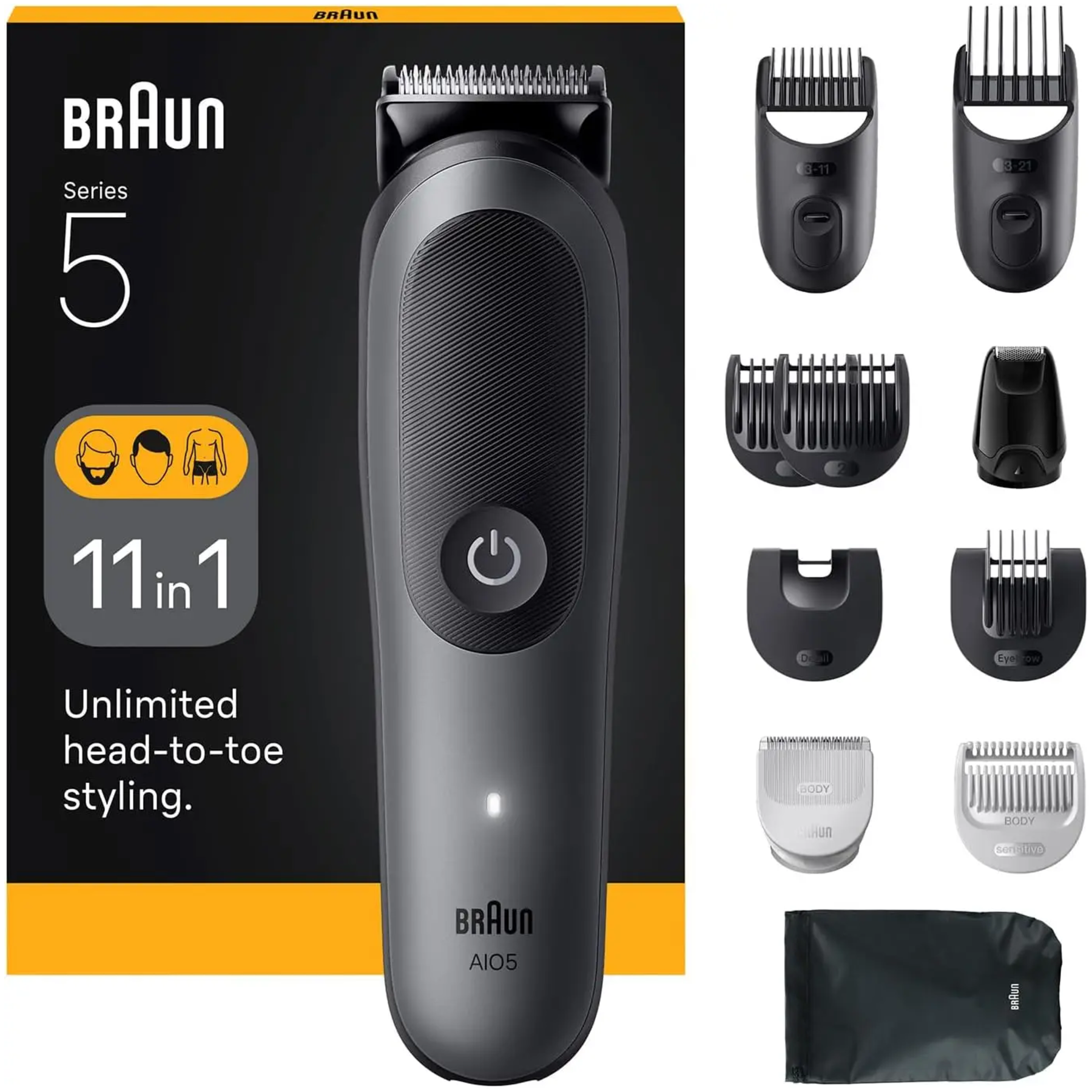 Braun AIO5520 Recortadora 7 en 1
