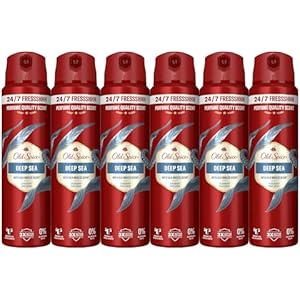 6x Old Spice Deep Sea Desodorante Spray 150ml