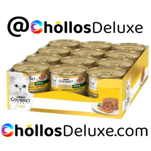 Pack 24 Latas Purina Gourmet Gold Terrine Pollo 85g