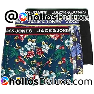 3x Jack & Jones Trunks Boxers Hombre