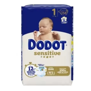 Dodot Sensitive Talla 1 58 Pañales