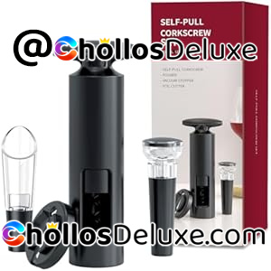 Set Abridor Vino 4 en 1 Profesional