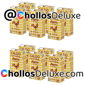 12x Aneto Caldo Pollo 1 Litro