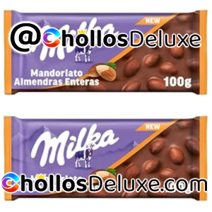 2x Milka Chocolate Leche Almendras 100g