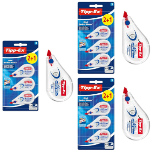 3x Tipp-Ex 3 Mini Pocket Mouse 6m