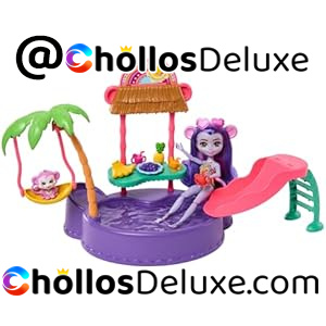 Mattel Enchantimals Muñeca Mono Piscina