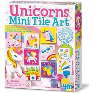 4M Unicorn Mini Tile Art Set Creativo