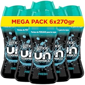 6x Lenor UNstoppables Perlas Perfume 270g