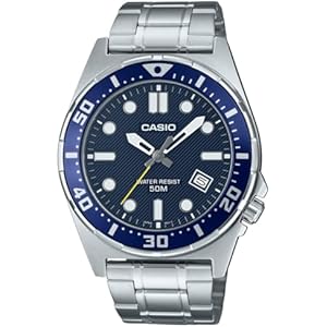 Casio MTD-135D-2AVDF Reloj Hombre Plateado