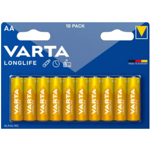 10x Pilas AA Varta Longlife Power
