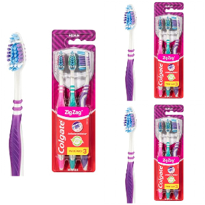 9x Colgate ZigZag Cepillos Dientes