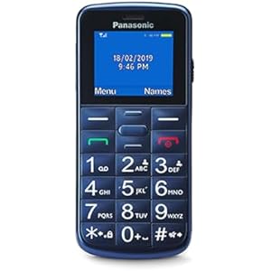 Panasonic KX-TU110EXC Móvil Mayores Azul