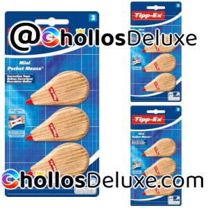 3x Tipp-Ex 3 Cintas Correctoras Mini