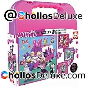 Educa Minnie 4 Puzzles Progresivos
