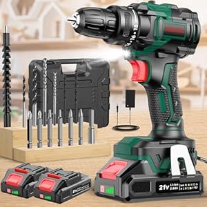 Taladro Atornillador 21V +2 Baterías