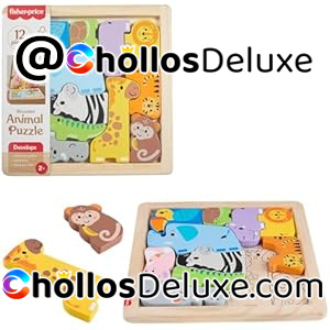 Fisher-Price Puzzle Animales Madera
