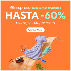 Cupones Descuentos Radiantes en Aliexpress