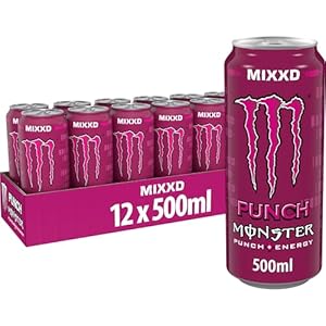 12x Monster Energy MIXXD Punch 500ml