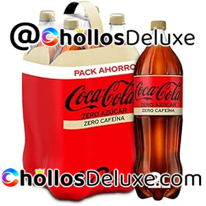 4x Coca-Cola Zero Zero 2 Litros