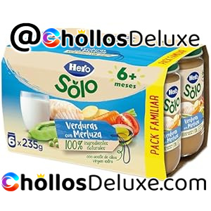 6x Hero Solo Verdura +Merluza 235g
