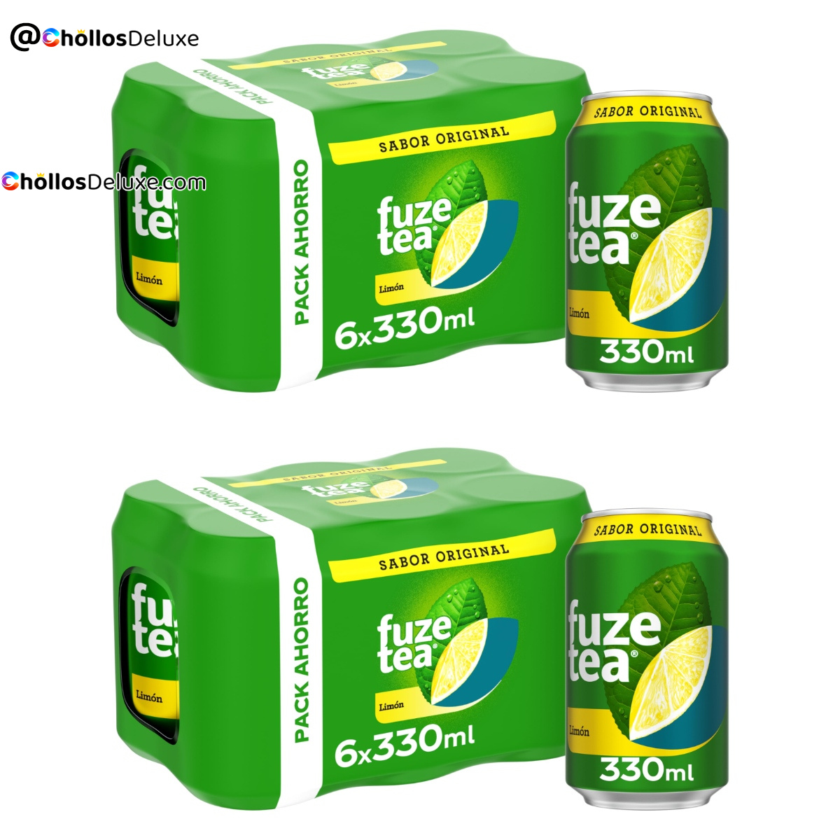2 Packs Fuze Tea Refresco Limón 6x330ml