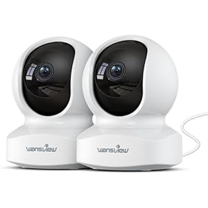 2x Wansview Cámara Vigilancia WiFi 2K