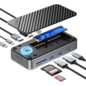 Orico Concentrador Hub USB-C 10 En 1