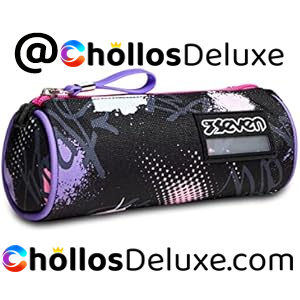 Seven Pinkypois Estuche Escolar Ovalado