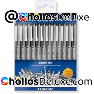 12x Staedtler Rotuladores Pigment Liner