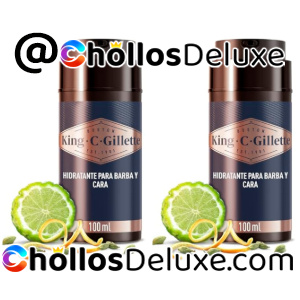 2x King C. Gillette Crema Barba 100ml
