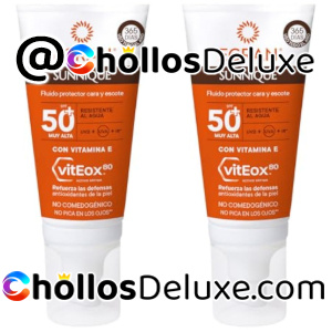 2x Ecran Sunnique Fluido SPF50 50ml