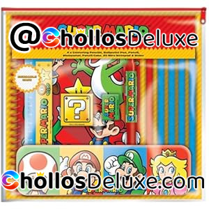 Super Mario Set Papelería 10 Piezas