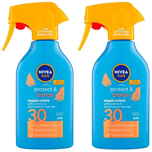 2x Nivea Sun Protect Bronze SPF30