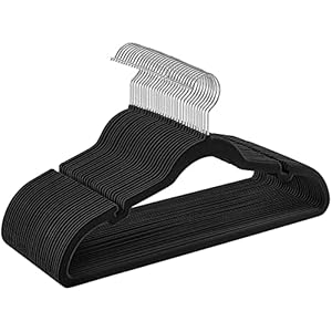 30x Perchas Terciopelo Antideslizantes