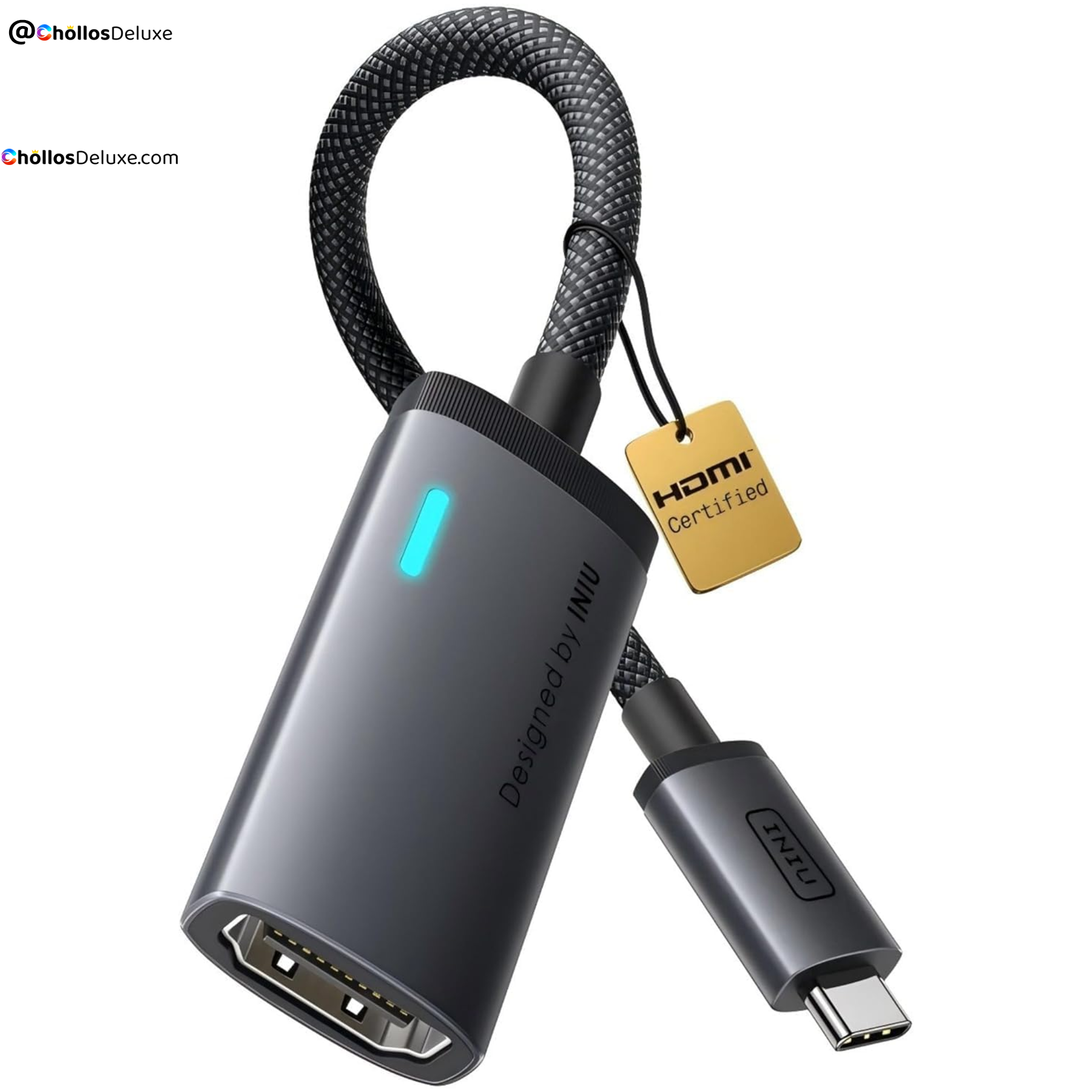 Iniu C60 Adaptador USB-C a HDMI 4K 60Hz
