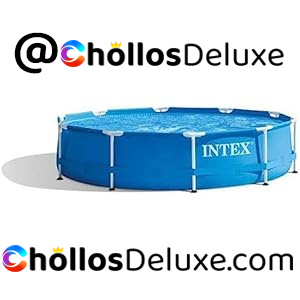 Intex Piscina Tubular Metal Frame 305cm