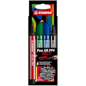 Stabilo Pen 68 MAX 4 Colores