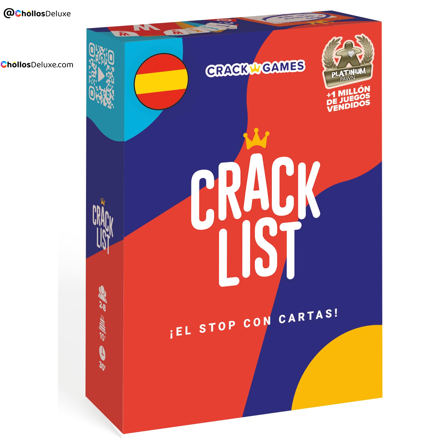 CRACK LIST Juego de Mesa Stop con Cartas