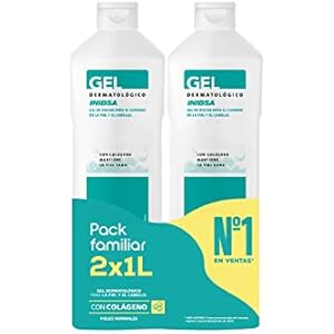 2x Inibsa Gel Baño Dermatológico 1L